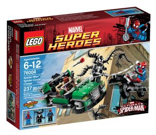 LEGO Marvel Super Heroes Spider Man Spider Cycle Chase