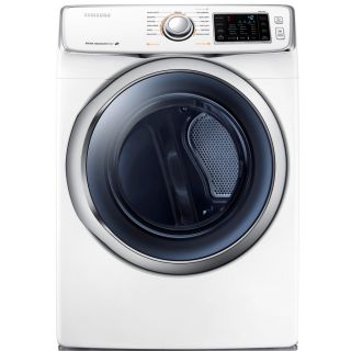 Samsung 7.5 cu ft Gas Dryer with Steam Cycles (White)