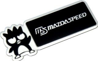 MAZDASPEED BADTZ MARU Maru Bad Badz Batz MSAl uminum Emblem Badge Nameplate Emblem Logo Decal Rare JDM for Mazda Protege Miata MX5 MX6 RX7 RX8 MAZDA 3 6 R3 626 CX7 CX9 M2 M3 M5 MPV: Automotive