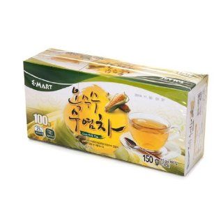 [HEALTH TEA] Korea Food Corn Silk Tea 1.5g X 100 Tea Bags 옥수수 수염차 : Green Teas : Grocery & Gourmet Food