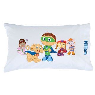 Personalized Super Why! Pals & Pup Pillowcase   Childrens Pillowcases