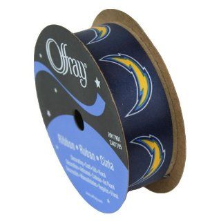SAN DIEGO CHARGERS RIBBON SAN DIEGO CHARGERS HAIRBOW RIBBON, CRAFTING RIBBON, GIFT WRAP RIBBON 7/8" WIDTH NFL RIBBON  Sports Related Merchandise  Sports & Outdoors