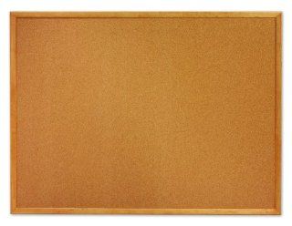 Quartet Cork Bulletin Board, 2 x 3 Feet, Oak Finish Frame (MWDB2436M) : Office Products
