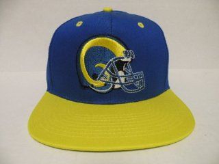 Original VIntage NFL Los Angeles Rams Logo 2 Tone Old School Snapback Cap : Sports Fan Baseball Caps : Sports & Outdoors