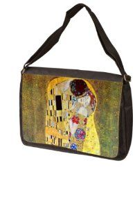 The Kiss By Gustav Klimt Laptop Bag   Shoulder Bag   Messenger Bag Computers & Accessories