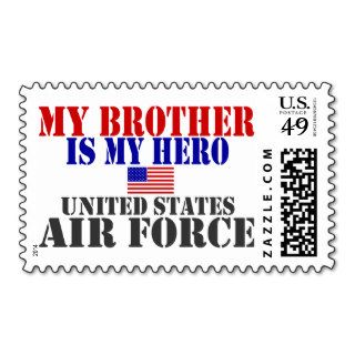 MY BROTHER IS MY HERO USAF STAMP