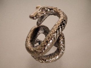 Bey Berk Silver Plated Snake Pen Holder : Pencil Holders : Office Products