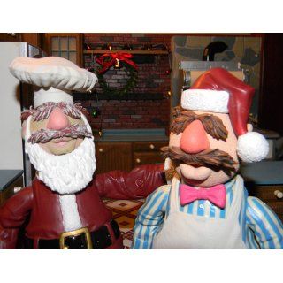 The Muppets Exclusive Action Figure Swedish Chef in Santa Suit: Toys & Games