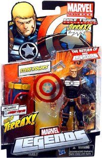 Marvel Legends 2012 Series 1 Action Figure Steve Rogers {Clear Shield Variant} [Terrax Build a figure Piece]: Everything Else