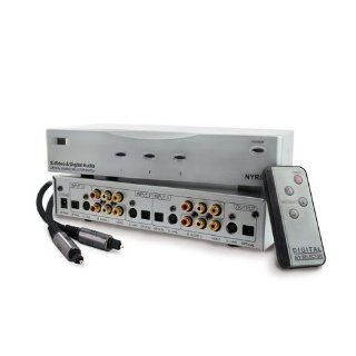 Nyrius S Video & Optical Switcher Digital Audio Video Selector Switch with Remote (SW200) & Bonus 6 Foot High Performance Digital Audio Optical Toslink Cable (NWOC500) : Remote Selector Switch Composite : Camera & Photo