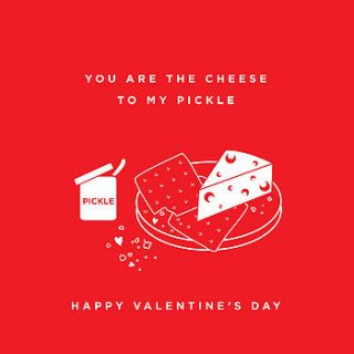 the perfect match pickle valentine's card by megan claire