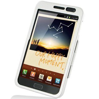 Aluminum Silver Metal Case for Samsung Galaxy Note GT N7000/SGH I717   Open Screen Design: Cell Phones & Accessories