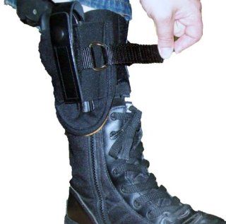 Blue Stone Undercover Ankle Holster w/D Ring, Black, Right Hand   Small Mid Size Autos A313D 000 R : Gun Holsters : Sports & Outdoors