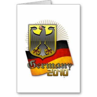 Germany FIFA World Cup 2010 Greeting Cards