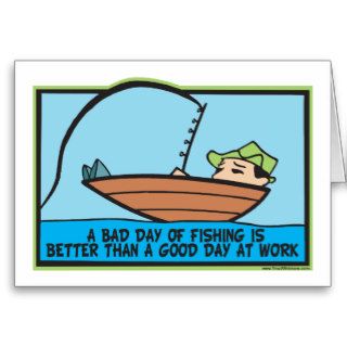 Funny Fishing Greeting Cards