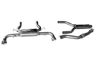 Cat Back Exhaust Kit for Pontiac Solstice N/A Dual performance Exhaust Mach With Resonator Kit: Automotive