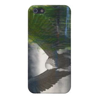 Fantasy Eagle Cattails Mist iPhone 4 Speck Case iPhone 5 Covers