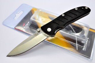 Enlan Bee EM 01 Mini Line Lock 8Cr13MoV Blade Black G10 Handle Camping Fishing Pocket EDC Folding Knife : Folding Camping Knives : Sports & Outdoors