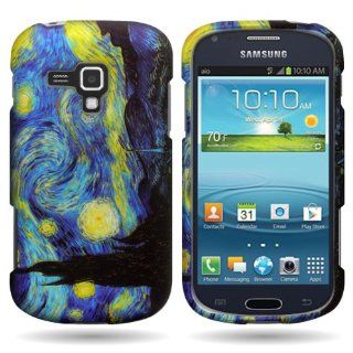 CoverON Slim Hard Case for Samsung Galaxy Amp with Cover Removal Tool   (Starry Night) Cell Phones & Accessories
