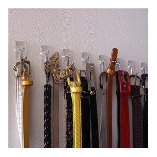 Command Small Hooks, Clear, 2 Hook, 4 Strip: Home Improvement