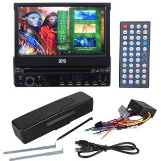 Boyo AVS703 7" Touch Screen Single Din Bluetooth DVD/IPOD/USB/SD Car Stereo With Divx Playback : Vehicle Dvd Players : Car Electronics