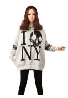 CA Fashion Women's Skull Head Pullover Hoodies Outerwear at  Womens Clothing store