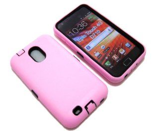 Cell Nerds Dual Protection Case Cover, Light Pink and Black Inner Plastic, for The Samsung Galaxy S2 from Sprint, Virgin Mobile (SPH D710), US Cellular (SCH R760) & Boost Mobile   Cell Nerds Packaging: Cell Phones & Accessories