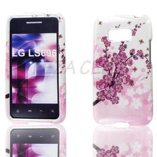 LG LS696 (Optimus Elite) Spring Flowers Protective Case: Cell Phones & Accessories