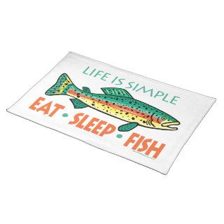 Funny Fishing Saying Placemat