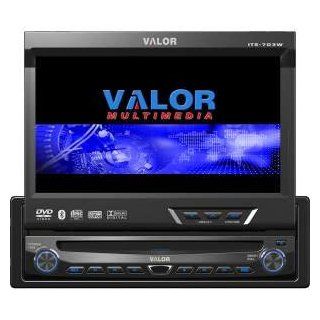 Valor ITS 703W Single Din AM/FM/DVD Receiver with 7 Inch Touch Screen Monitor : Vehicle Dvd Players : Car Electronics