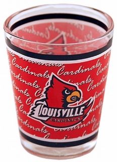NCAA Louisville Cardinals Shotglass Wrap : Sports Fan Shot Glasses : Sports & Outdoors