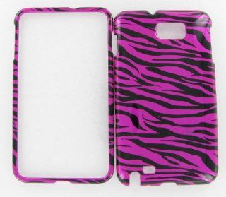 Samsung I717 (Galaxy Note) Zebra On Hot Pink Protective Case: Cell Phones & Accessories