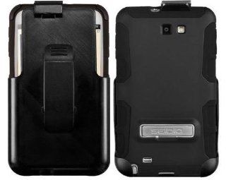 Seidio ACTIVE Case and Holster Combo with Metal Kickstand for Use with Samsung Galaxy Note SGH i717   Black: Cell Phones & Accessories