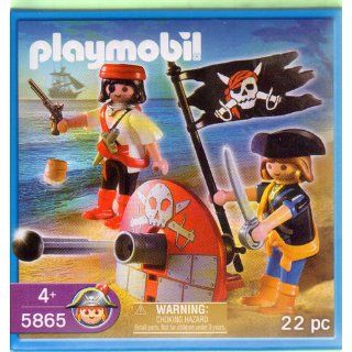 Playmobil 5865 Pirate Playset: Pirates with Cannon: Toys & Games