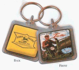 John Deere 03503 JD Picture and Logo Key Chain   Key Tags And Chains