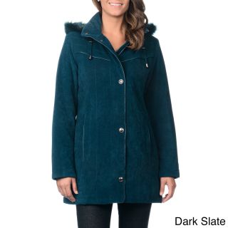 Nuage Womens Detachable Hood Lycroft Jacket With Stand Collar