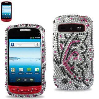 Reiko DPC SAMR720 75 Fashionable Premium Bling Diamond Protective Case for Samsung Admire (R720)   1 Pack   Retail Packaging   Multi: Cell Phones & Accessories