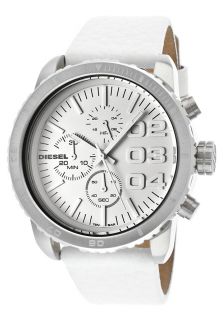 Diesel DZ5330  Watches,Womens Chronograph White Dial White Genuine Leather, Chronograph Diesel Quartz Watches