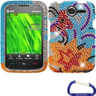 Gizmo Dorks Hard Diamond Skin Case Cover for the Pantech Renue, Yellow Lily Cell Phones & Accessories
