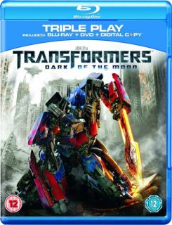Transformers 3 Dark of the Moon   Triple Play (Blu Ray, DVD and Digital Copy)      Blu ray