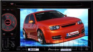 Pioneer AVH P3400BH 2 DIN Multimedia DVD Receiver with 5.8" Widescreen Touch Panel Display, Built In Bluetooth, and HD Radio  Vehicle Dvd Players 