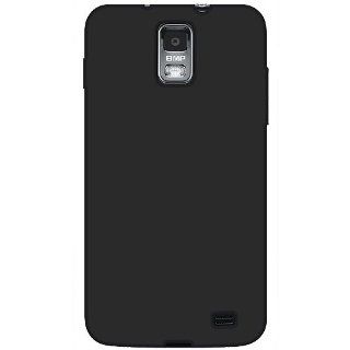 Amzer Silicone Jelly Skin Fit cover Case for Samsung Galaxy S II Skyrocket SGH I727   Retail Packaging   Black: Cell Phones & Accessories