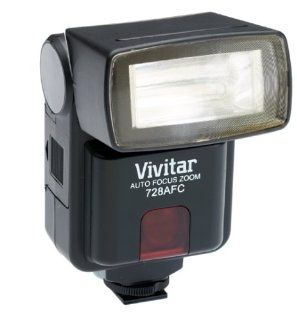 Vivitar 728AF AutoFocus Zoom Electronic Flash for Canon EOS Camera : On Camera Shoe Mount Flashes : Camera & Photo