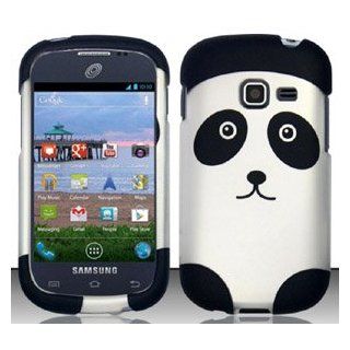 Samsung Galaxy Discover S730G / Galaxy Centura S738C (StraightTalk/Net 10/Tracfone) Panda Bear Design Snap On Hard Case Protector Cover + Free Neck Strap + Free Mini Stylus Pen Cell Phones & Accessories