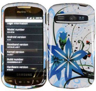 Blue Splash Hard Case Cover for Samsung Admire Vitality Rookie R720 Cell Phones & Accessories