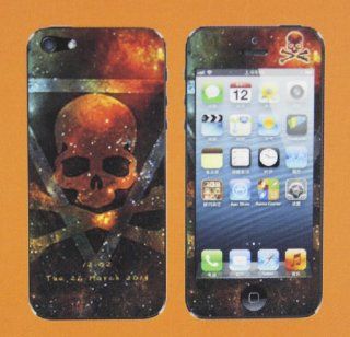 JennyShop Skull In Space Protective Film For Apple iPhone 4: Electronics