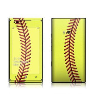 Softball Design Protective Skin Decal Sticker for Nokia Lumia 900 Cell Phone: Cell Phones & Accessories