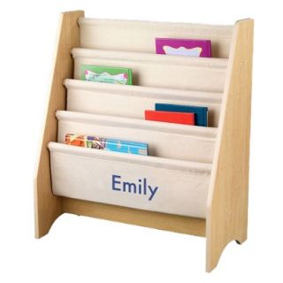Kidkraft Kids Bookcase: Kidkraft Natural Sling Bookshelf   Blue Emily