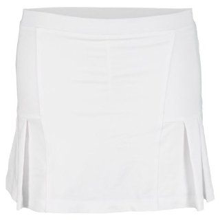 Little Miss Tennis Girls` Pleated Tennis Skirt White : Clothing