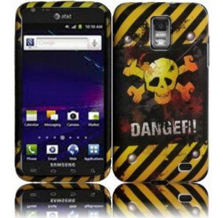 Samsung Galaxy S2 S 2 II Skyrocket i727 Hard Flex TPU Cover Case   Danger: Cell Phones & Accessories
